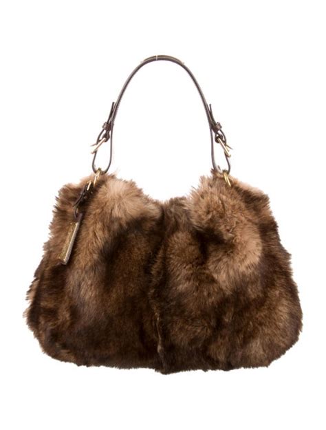 Faux Fur Shoulder Bags 